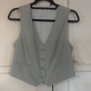 Rachel Zoe Mint Green Buttoned Vest